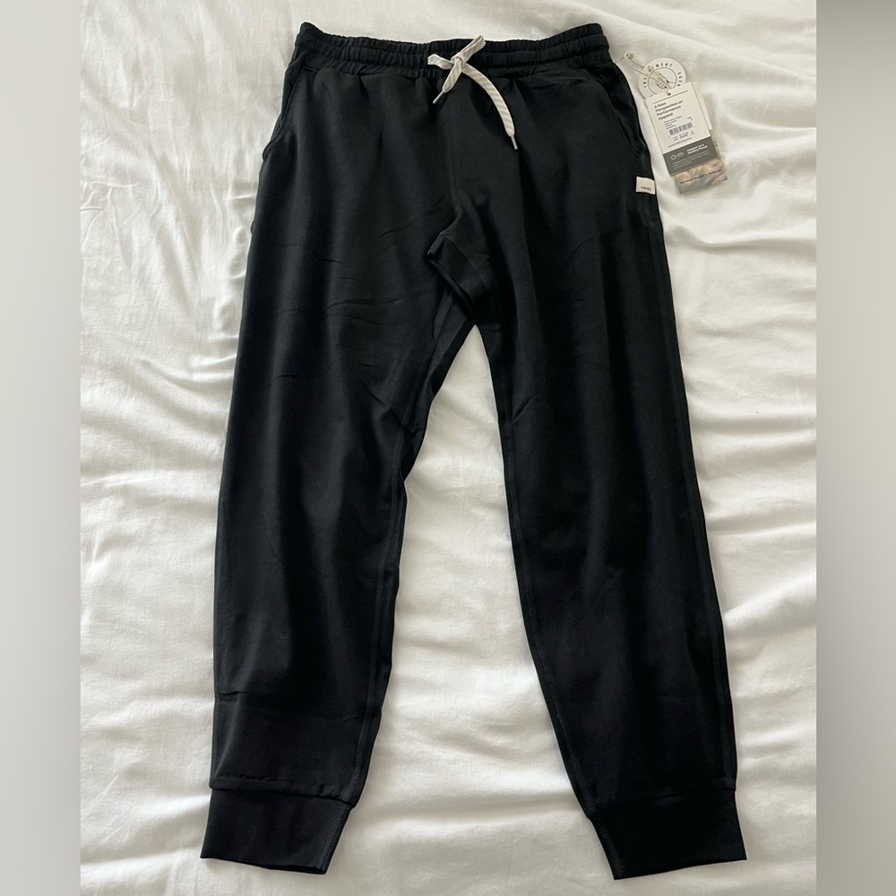 Vuori Performance Jogger Black Heather Size Small NWT